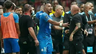 Nice-Marseille Ligue 1 game abandoned after fan violence • FRANCE 24 English