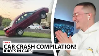 Justin reagiert auf "Idiots in Cars 😂" | Live - Reaktion