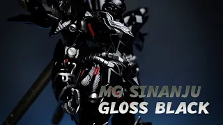 [GUNPLA] MG SINANJU GUNDAM GLOSS BLACK Ver. FULL BUILD