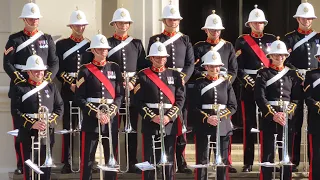 HM Royal Marines Beating Retreat 2022