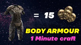 POE 15 Divine BODY ARMOUR 1 Minute craft!