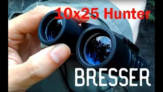 Распаковка и обзор бинокля Bresser Hunter 10x25