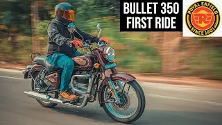 New Royal Enfield Bullet 350 First Ride Review | Can we call it A True Bullet?