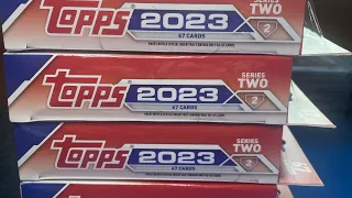 2023 Topps Series 2 (6) Hanger Boxes