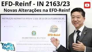 EFD-Reinf - IN RFB 2163 de 2023 - Prazos - Cartão de Crédito - Lucros e Dividendos - Série 4000