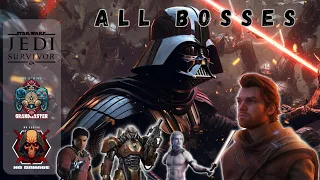 Star Wars : Jedi Survivor - All Bosses - Jedi Grandmaster: No Damage (PS5 4K 60FPS - FR)