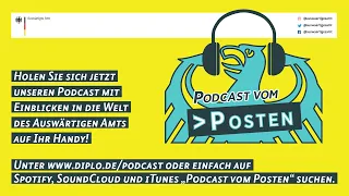 Podcast vom Posten – Außenpolitik auf die Ohren (Trailer)