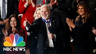 Rush Limbaugh Awarded Medal Of Freedom In Surprise Presentation At State Of The Union | NBC News