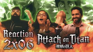 Attack on Titan - DUB 2x6 Warrior - Group Reaction