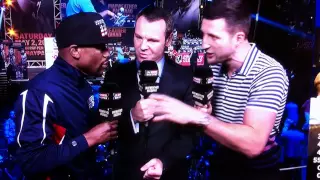 Froch : Floyd did you know I Knocked out George Groves?