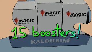 Ouverture de boosters d'extension Magic KALDHEIM !