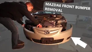 Mazda 6 Front Bumper Removal (2002-2008) DIY