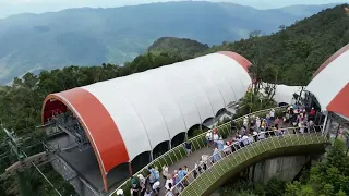 Cầu Vàng | Golden Bridge in Vietnam góc quay từ Flycam Mavic Mini 3 Pro