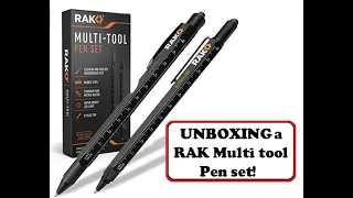 Unboxing a RAK Multi Tool Pen set. #RAK #oldguysmatter #oldguynetwork