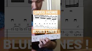 Greg Howe blues lines #greghowe #fusionguitar #shorts #shredguitar