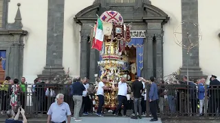 Pedara 11 Settembre 2022 Uscita Cerei e della Madonna Annunziata e Fuochi Artificiali ZIO PIRO 4K