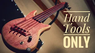 How I built this Ukulele Bass out of one piece of wood.
