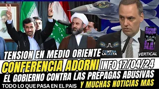 🔴MILEI CONTRA LAS PREPAGAS - TENSION MEDIO ORIENTE -  COMPRA DE  24 AVIONES MAS NOTICIAS - 17/04/24🔴