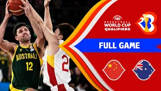 🇨🇳 CHN - 🇦🇺 AUS | Basketball Full Game - #FIBAWC 2023 Qualifiers