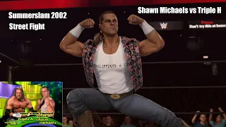 WWE Summerslam 2002 - Shawn Michaels vs Triple H (Street Fight)