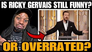 HE IS A SAVAGE! RICKY Gervais First Time Reaction "GOLDEN GLOBES"