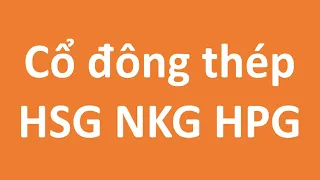 Cổ đông thép HPG HSG NKG yên tâm nắm cổ phiếu ?