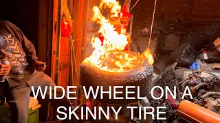 Mounting A Wide Wheel On A Skinnier Tire (12 Wide Wheel Goes On A 305/55r20 Tire)