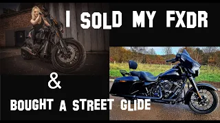 I sold my Harley Davidson FXDR & bought a Street Glide