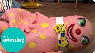 Mr Blobby Gets 'Punched' by Maggie Philbin | This Morning