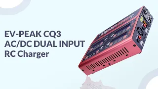 EV-PEAK CQ3 Quad Channel Battery  AC/DC Dual Input Charger Discharger #battery #fpv #rc #uav #rccar