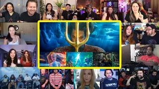 AQUAMAN AND THE LOST KINGDOM Official Trailer Reaction Mashup