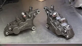 Delboy's Garage, Hayabusa day 13, "Tokico 6 Pot Caliper Rebuild"