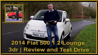 2014 Fiat 500 1 2 Lounge 3dr | Review and Test Drive