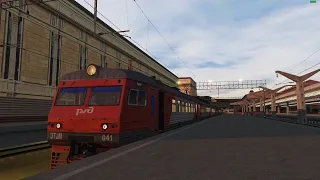Trainz 2019: ЭТ2М-041, поезд №6613 Московский вокзал — Тосно