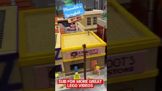 LEGO SPRINGFIELD #thesimpsons #simpsons #lego #legocity #legosimpsons #bricktastic