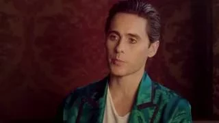 Jared Leto behind-the-scenes of the Gucci Guilty fragrance campaign