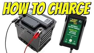 How To Charge A Car or Motorcycle Battery Like A Pro