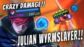 HYPER JULIAN WYRMSLAYER !! 3 STAR KADITA DESTROYED !! MAGIC CHESS MOBILE LEGENDS