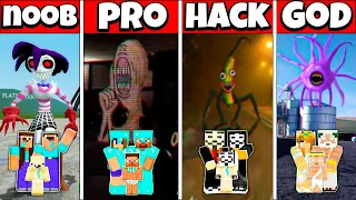 Minecraft Battle FAMILY TREVOR HENDERSON HOUSE CHALLENGE NOOB vs PRO vs HACKER vs GOD Animation