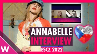 ESCZ 2022 - Annabelle "Runnin’ Out Of F* Time" Interview | Czech Republic