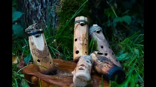 как сделать деревянную окарину / how to make a wooden ocarina diy