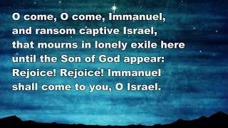 O Come, O Come Emmanuel. Lyric Video (StF 180)