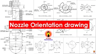 Nozzle Orientation Drawing - Oil and gas professional