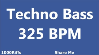 Techno Bass E2 Metronome : 325 BPM