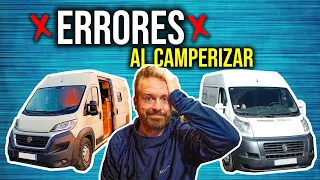 ❌ERRORES de CAMPERIZACIÓN❌ NO cometas estos ERRORES al CAMPERIZAR una FURGONETA