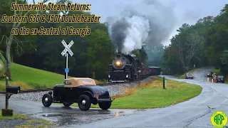 Summerville Steam Returns: Southern 630 & 4501 Doubleheader on the ex-Central of Georgia