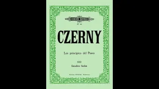 CZERNY. Los principios del piano. Ejercicio nº 1 / The principles of the piano. Exercise no. 1