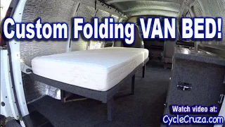 Bug Out Camper Van Build Part 4 | Folding Bed | Brentwood RV Mattress Review | Portable Toilet