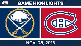 NHL Highlights | Sabres vs. Canadiens – Nov. 8, 2018