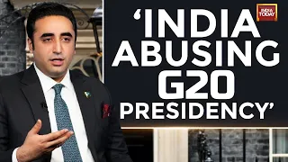 Bilawal Bhutto Claims India abusing G20 With Kashmir Meeting | Pakistan News